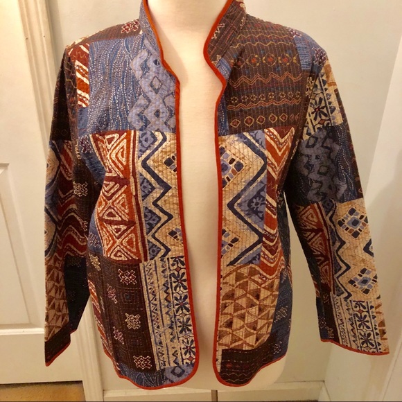 Alfred Dunner Quilted Cotton Jacket Size 12 - Picture 4 of 5